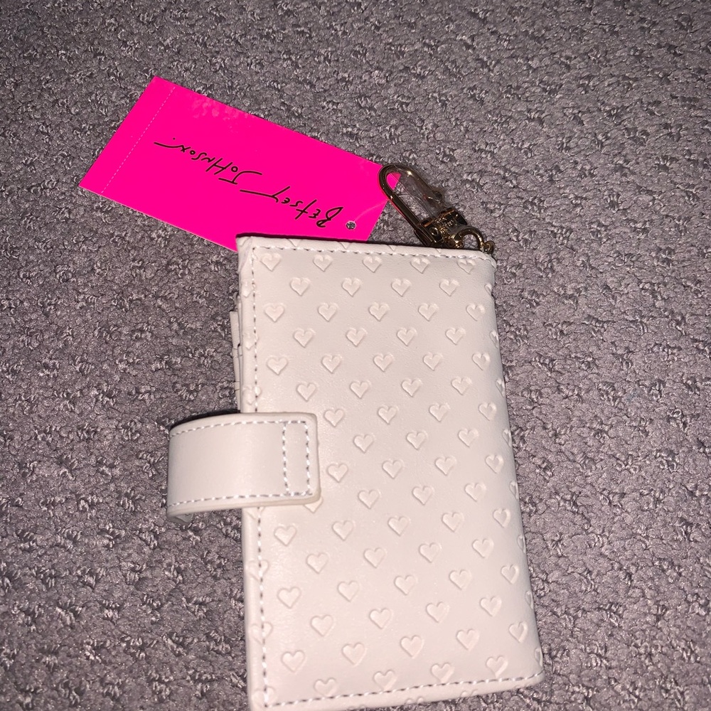Betsey Johnson Cream Wallet with Gold Accents - Picture 5 of 5